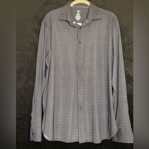 Visconti Black long sleeve woven Shirt